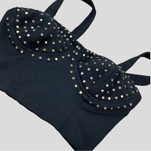Studded Corset Style Crop Top